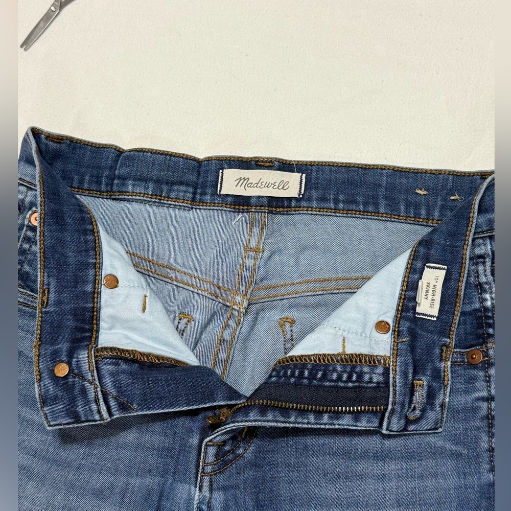 Madewell 10” High-Rise Skinny Jeans – Size 26 - Picture 6 of 7